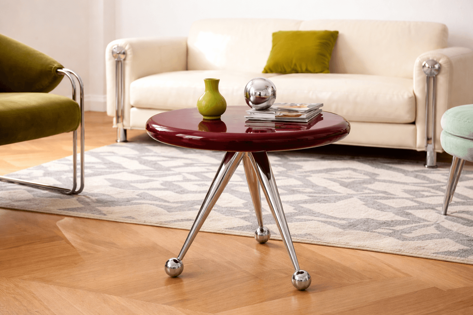 Burgundy accent  - 3